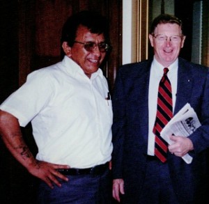 Roland and Senator Conrad Burns, 1997